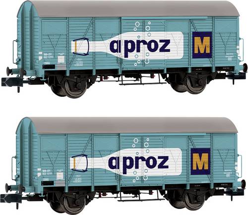 Arnold HN6683 N 2er-Set gedeckter Güterwagen K4 „APROZ  der SBB