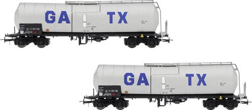 Rivarossi HR6667 H0 GATX, 2-tlg. Set isolierter 4-achs. Kesselwagen