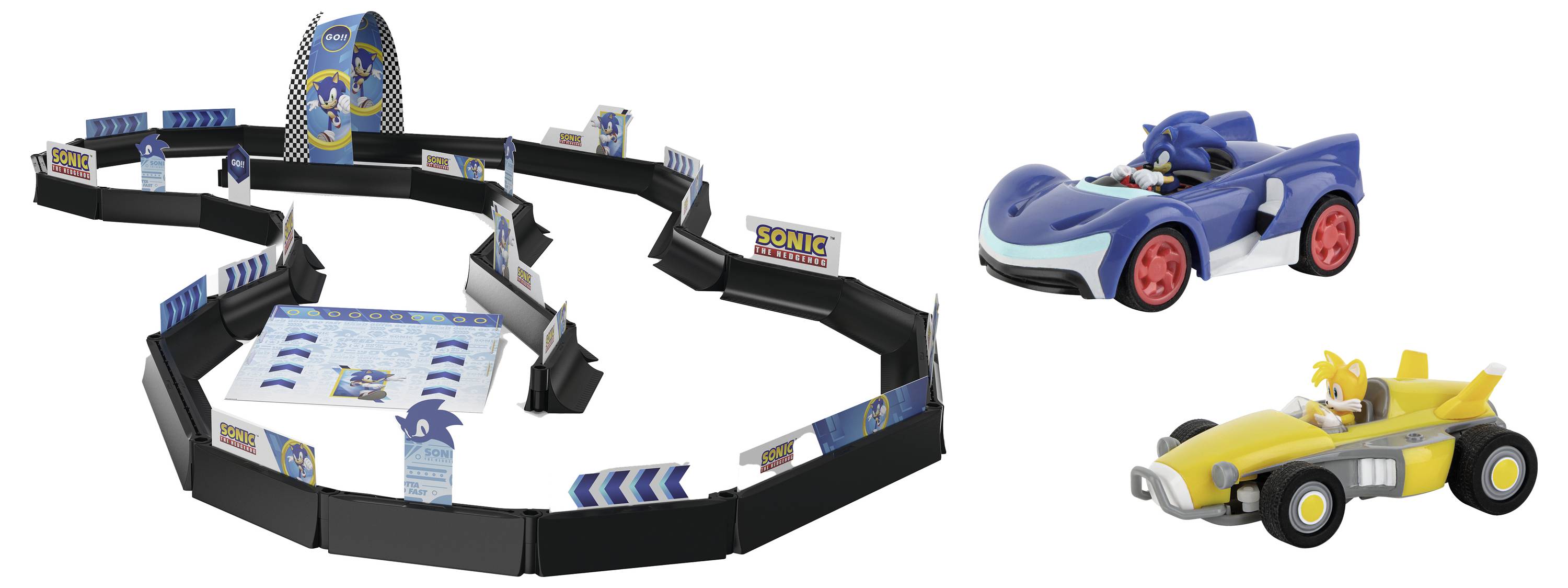 Carrera 370430021 Team Sonic Racing 1:43 RC Modellauto mit Rennbahn Elektro Straßenmodell