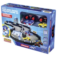 Carrera 370430021 Team Sonic Racing 1:43 RC Modellauto mit Rennbahn Elektro Straßenmodell Carrera 370430021 Team Sonic Racing 1:43 RC Modellauto mit Rennbahn Elektro Straßenmodell
