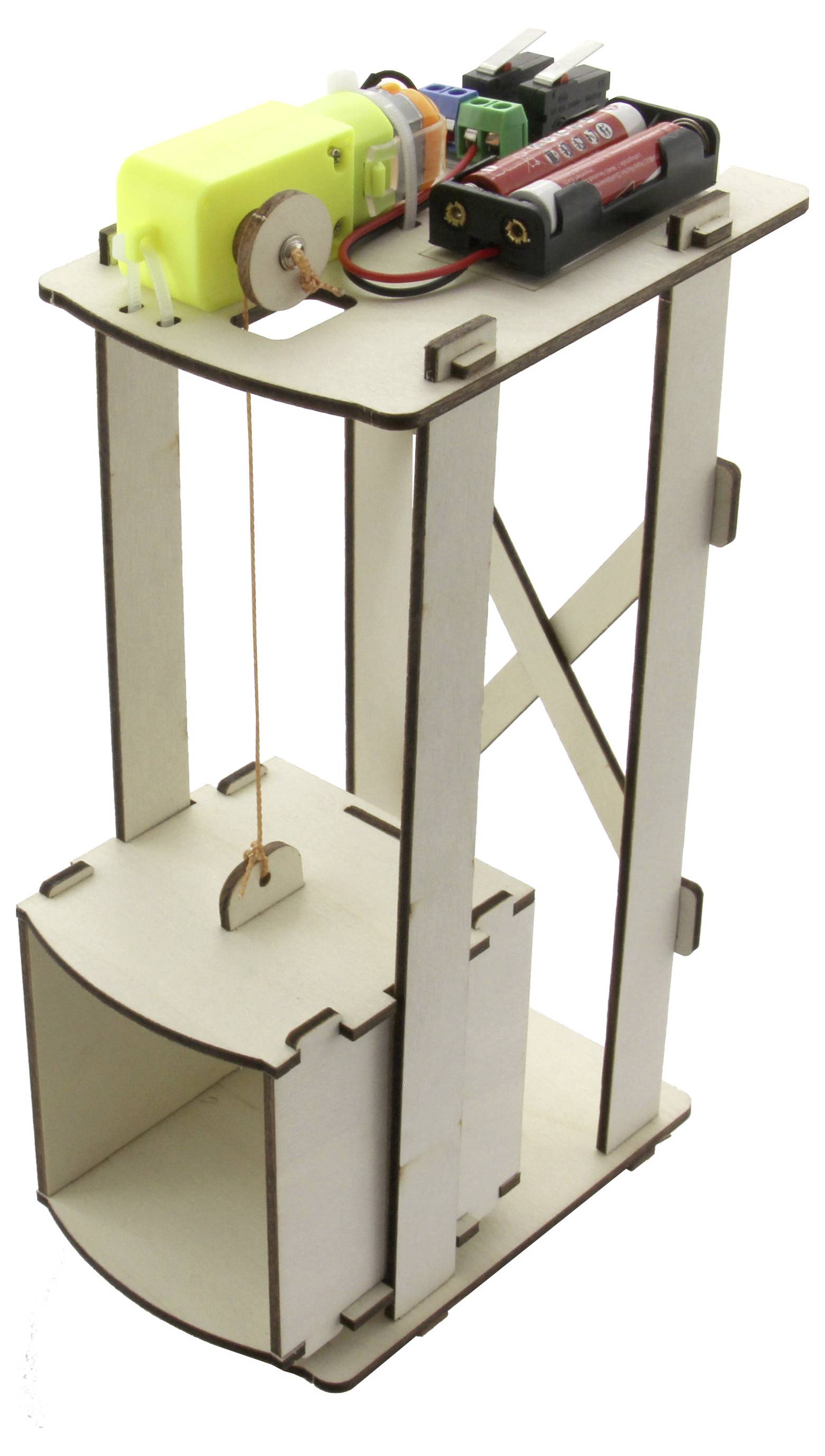 Sol Expert 19550 Motorbetriebener Fahrstuhl Elektronik, Experimente, Basteln, Physik Bausatz ab 14 Jahre