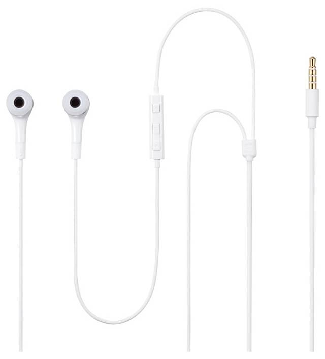 Samsung EHS64AV - Stereo Headset - 3,5-mm-Anschluss On Ear Headset kabelgebunden Weiß