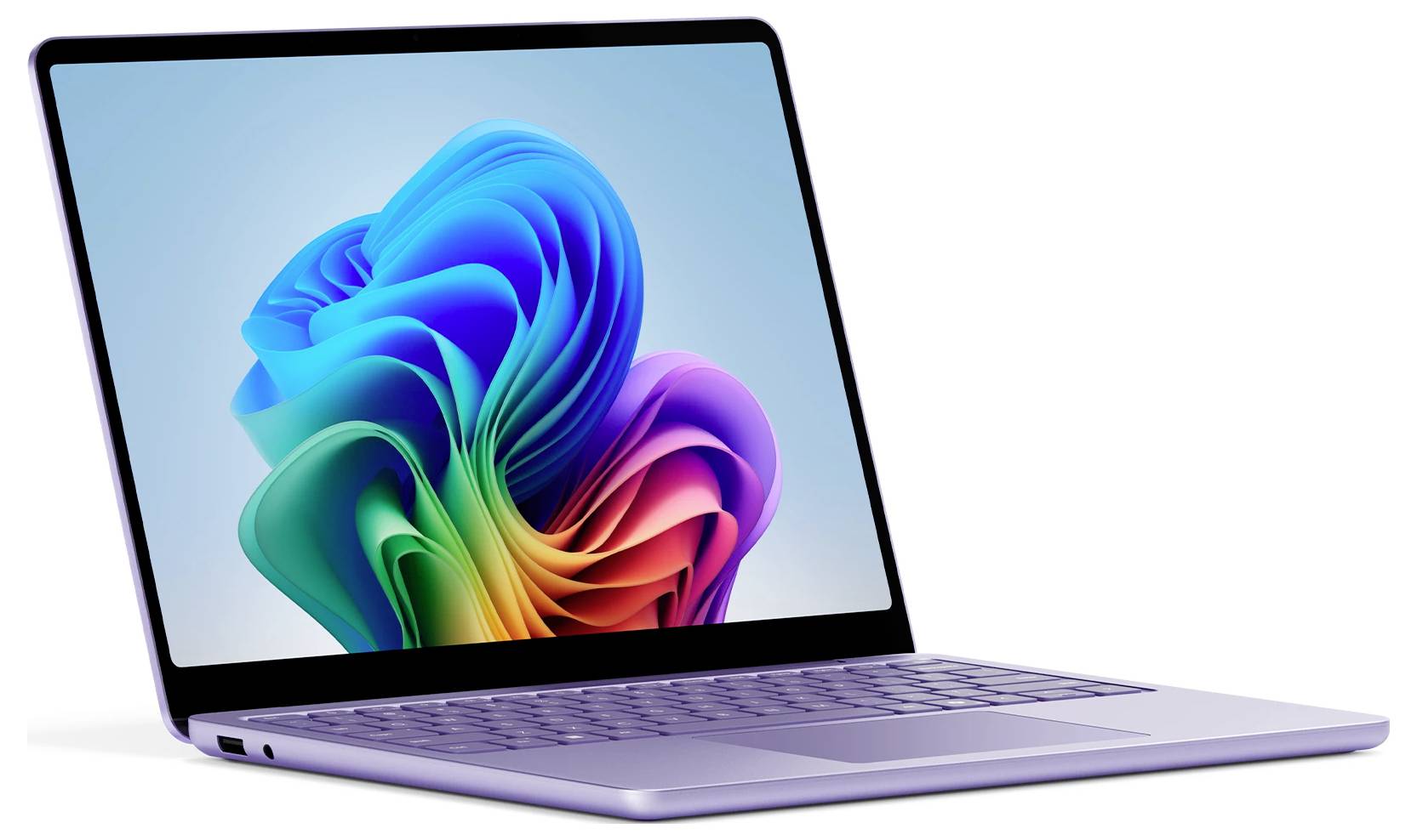 Microsoft Notebook 33 cm (13 Zoll) Qualcomm® Snapdragon Snapdragon X Plus 16 GB RAM 512 GB HDD 512 GB SSD Deutsch, QWERTZ Violett EP2-30266