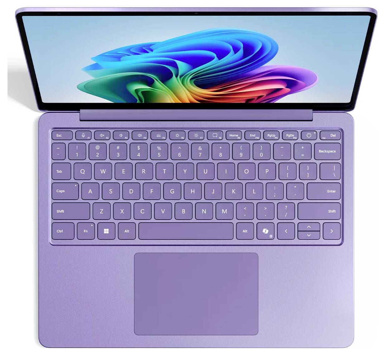 Microsoft Notebook 33 cm (13 Zoll) Qualcomm® Snapdragon Snapdragon X Plus 16 GB RAM 512 GB HDD 512 GB SSD Deutsch, QWERTZ Violett EP2-30266