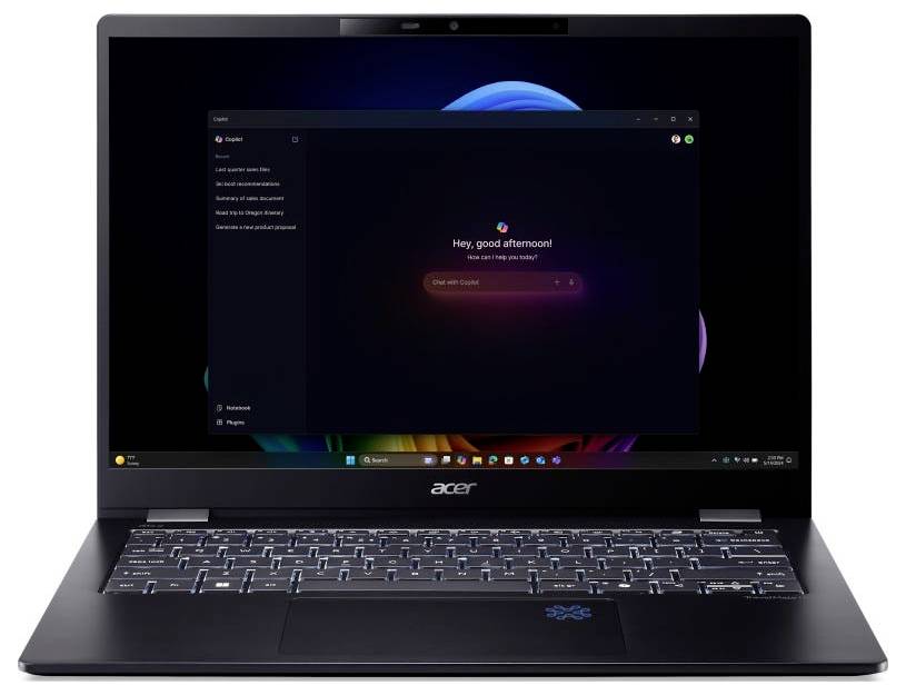 Acer Notebook TravelMate P6 35.6cm (14 Zoll) WUXGA Intel® Core™ Ultra 5 (Series 2) 226V 16GB RAM 512GB SSD Deutsch, QWERTZ Schwar