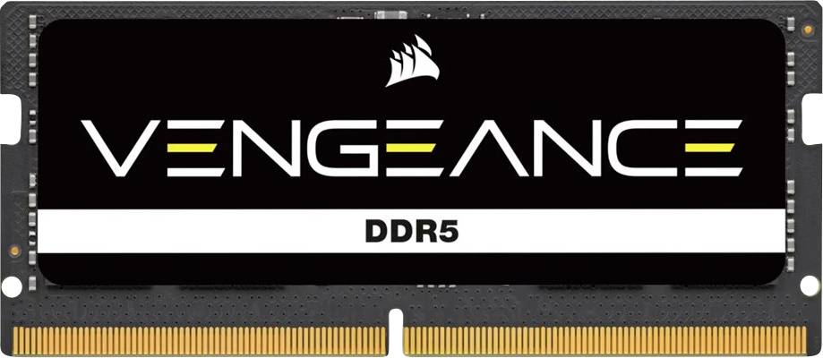 Corsair Vengeance DDR5 Desktop-Speichermodul mit schwarzem Kühlkörper und weißer 