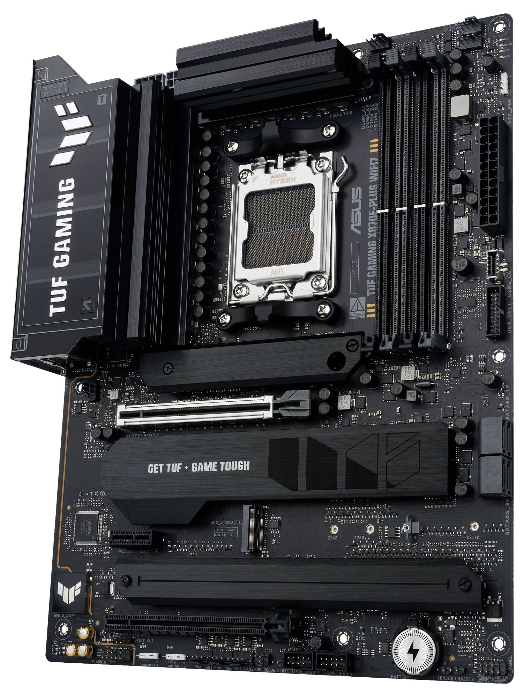 Asus TUF X870E-PLUS Mainboard Sockel (PC) AMD® AM5 Formfaktor (Details) ATX Mainboard-Chipsatz AMD® X870E