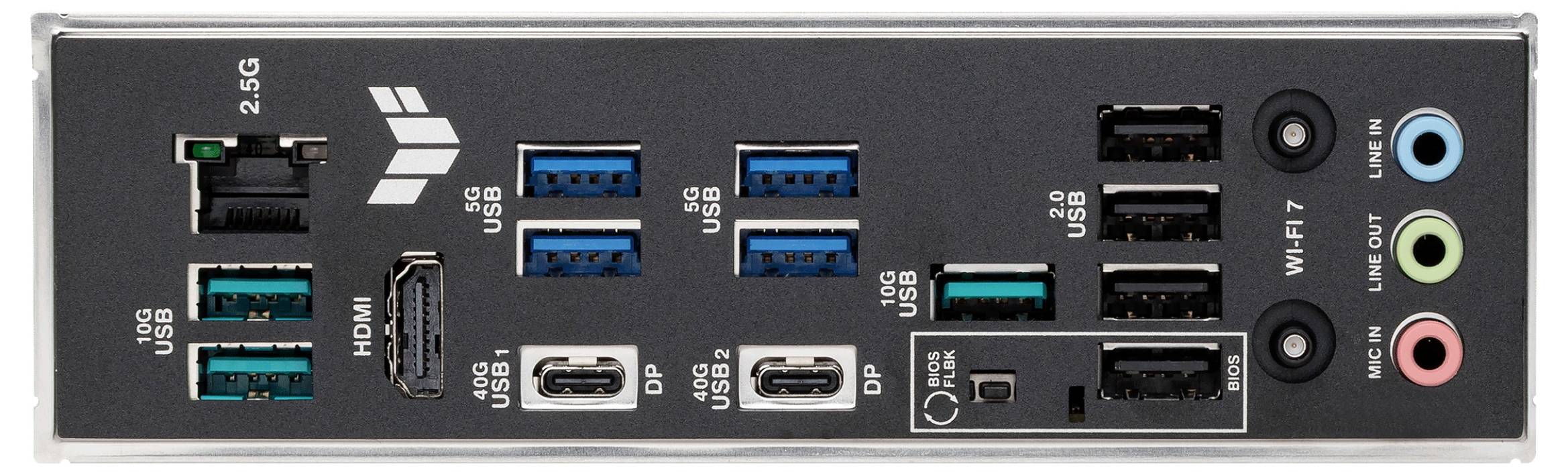 Asus TUF X870E-PLUS Mainboard Sockel (PC) AMD® AM5 Formfaktor (Details) ATX Mainboard-Chipsatz AMD® X870E