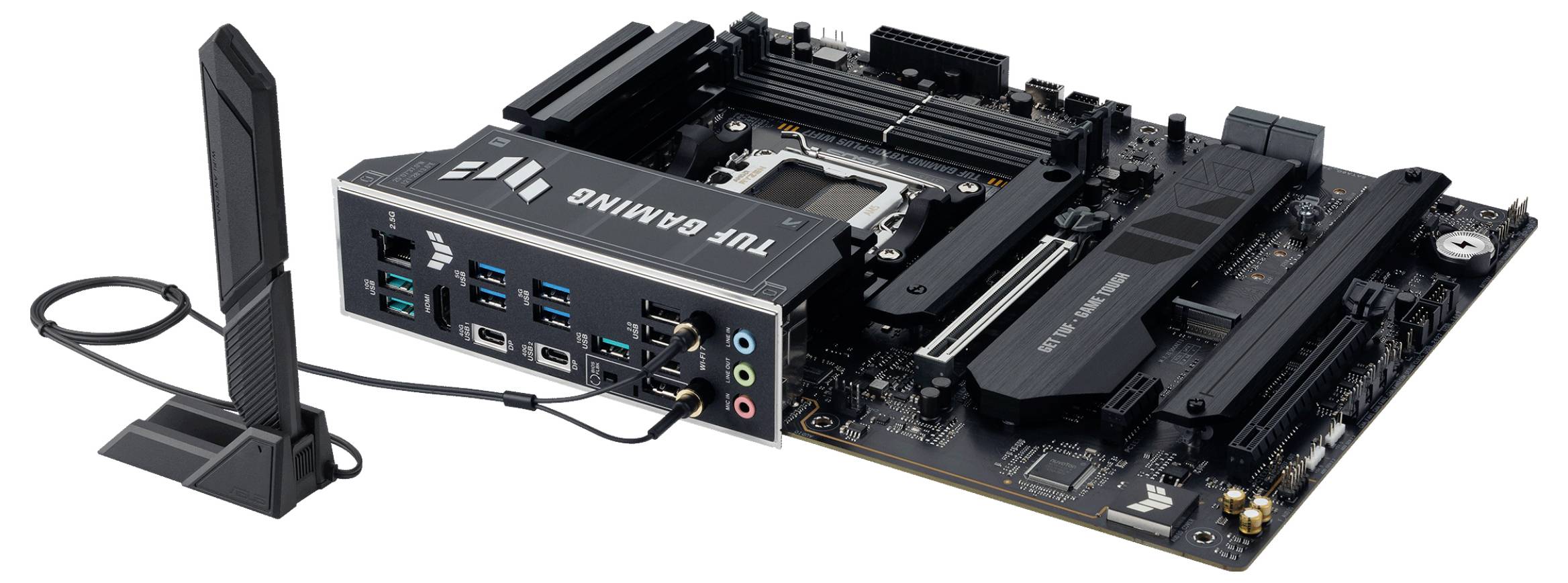 Asus TUF X870E-PLUS Mainboard Sockel (PC) AMD® AM5 Formfaktor (Details) ATX Mainboard-Chipsatz AMD® X870E