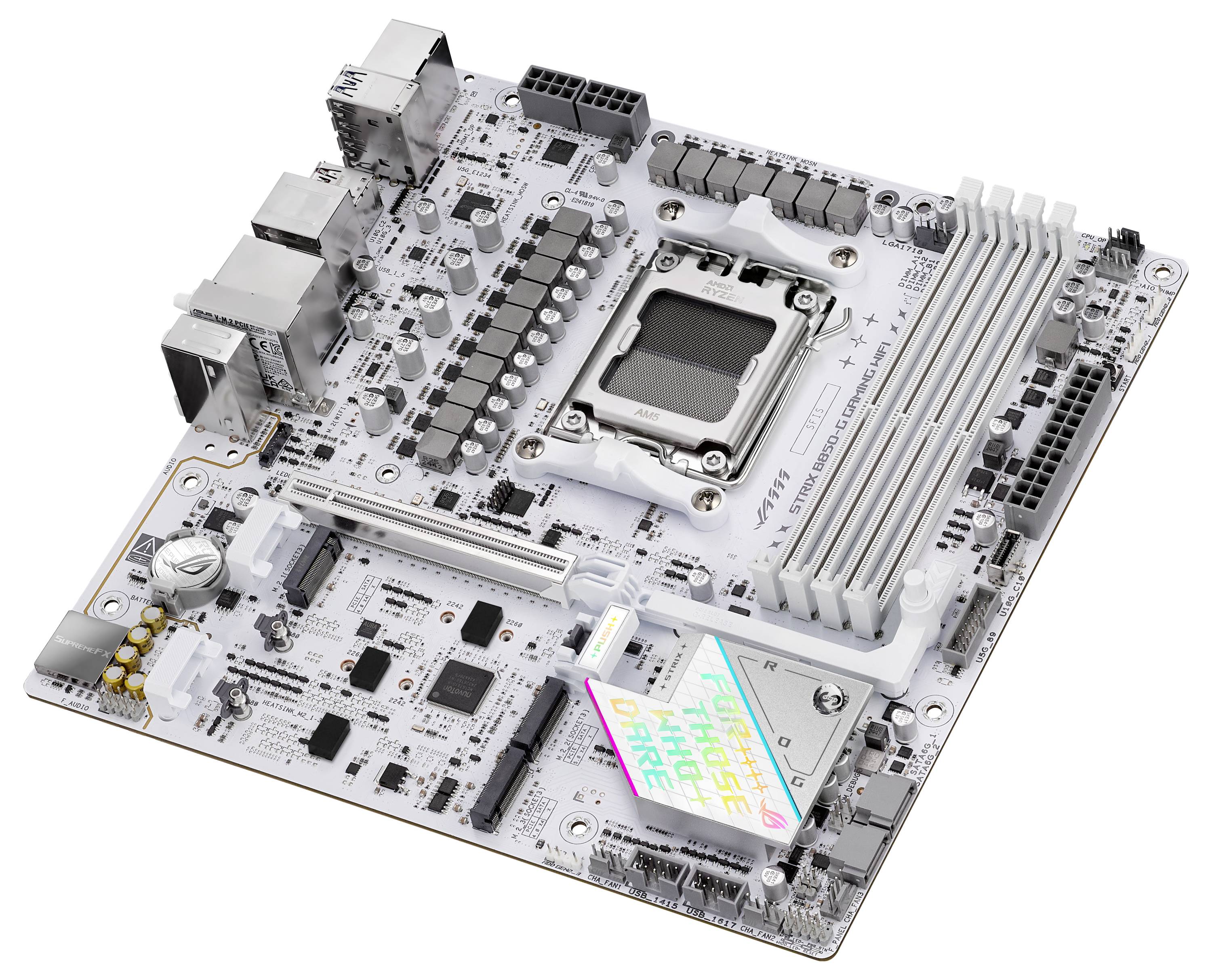 Asus ROG STRIX B850-G Mainboard Sockel (PC) AMD® AM5 Formfaktor (Details) Micro-ATX Mainboard-Chipsatz AMD® B850
