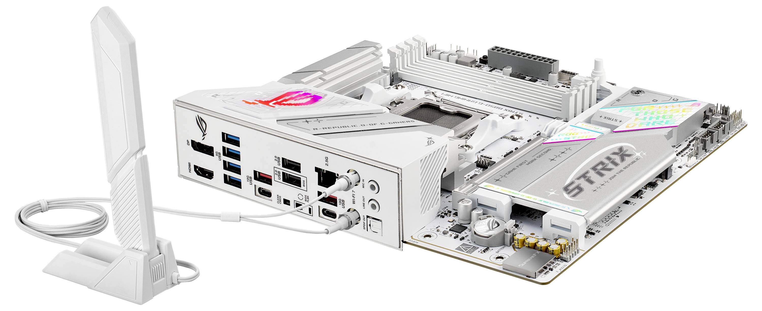 Asus ROG STRIX B850-G Mainboard Sockel (PC) AMD® AM5 Formfaktor (Details) Micro-ATX Mainboard-Chipsatz AMD® B850