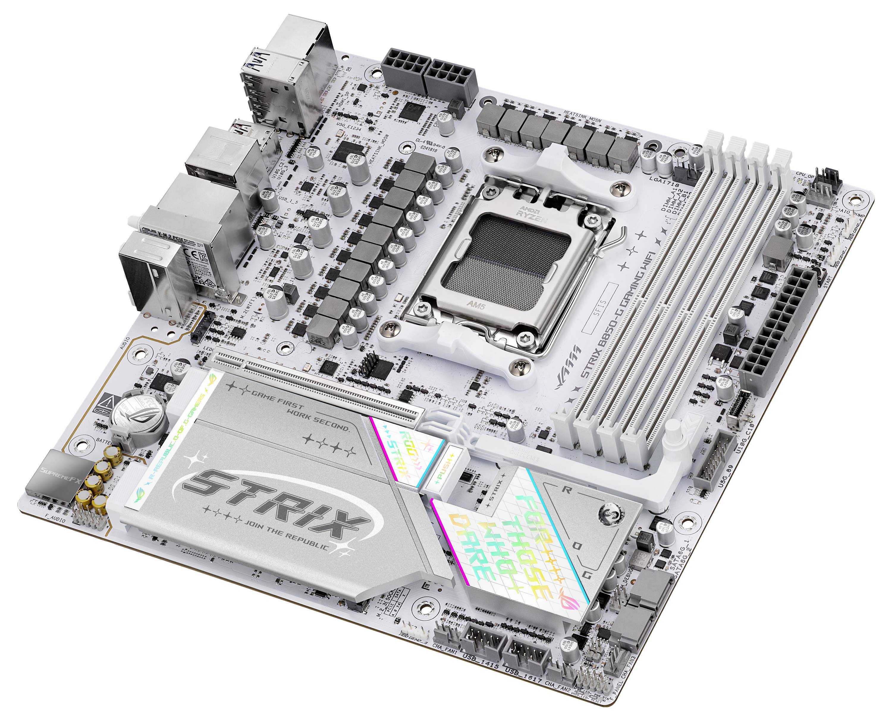 Asus ROG STRIX B850-G Mainboard Sockel (PC) AMD® AM5 Formfaktor (Details) Micro-ATX Mainboard-Chipsatz AMD® B850