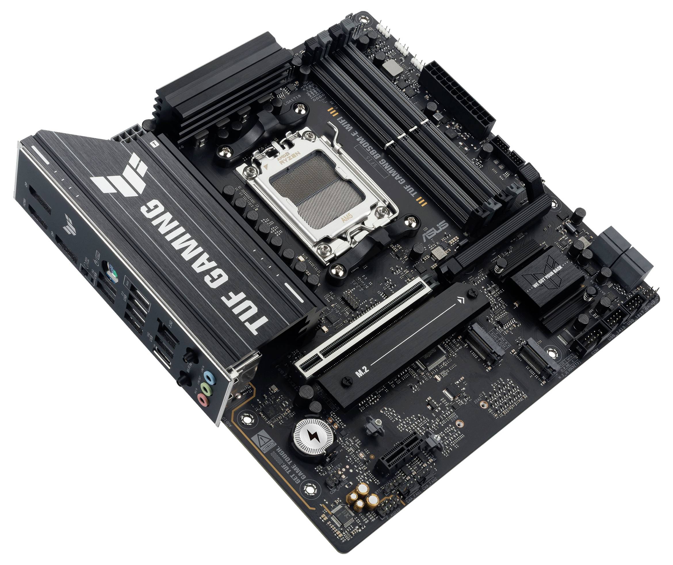 Asus TUF B850M-E Mainboard Sockel (PC) AMD® AM5 Formfaktor (Details) Micro-ATX Mainboard-Chipsatz AMD® B850