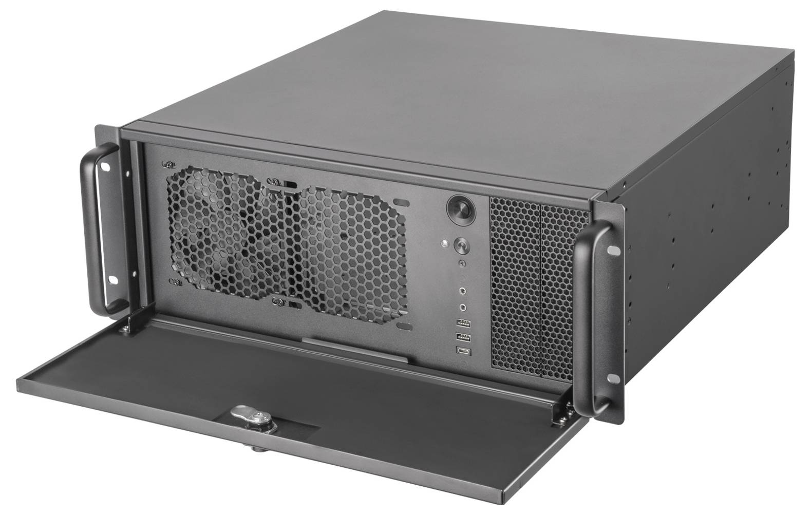 Silverstone SST-RM42-502 PC-Gehäuse Schwarz