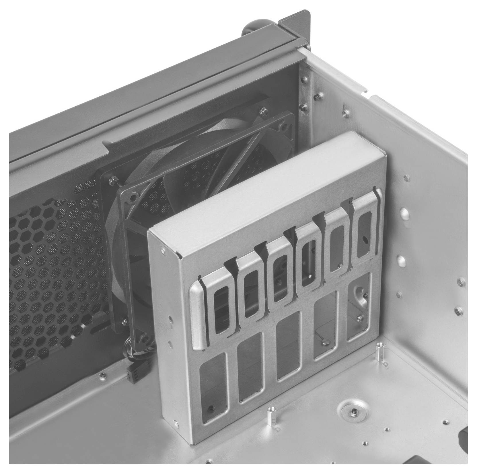 Silverstone SST-RM42-502 PC-Gehäuse Schwarz