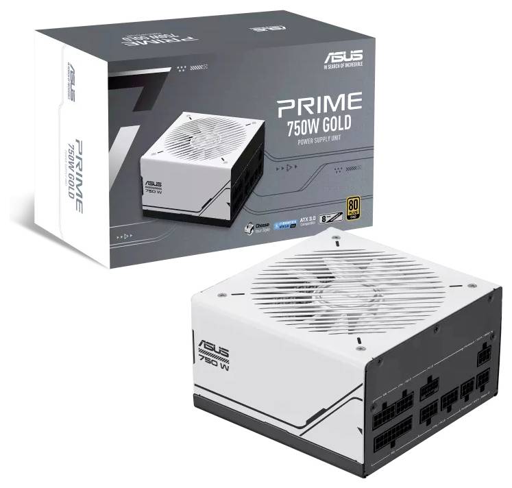 ASUS Prime 750W Gold ( AP-750G ), 750 W, 100 - 240 V, Aktiv, 110 W, 744 W, 110 W