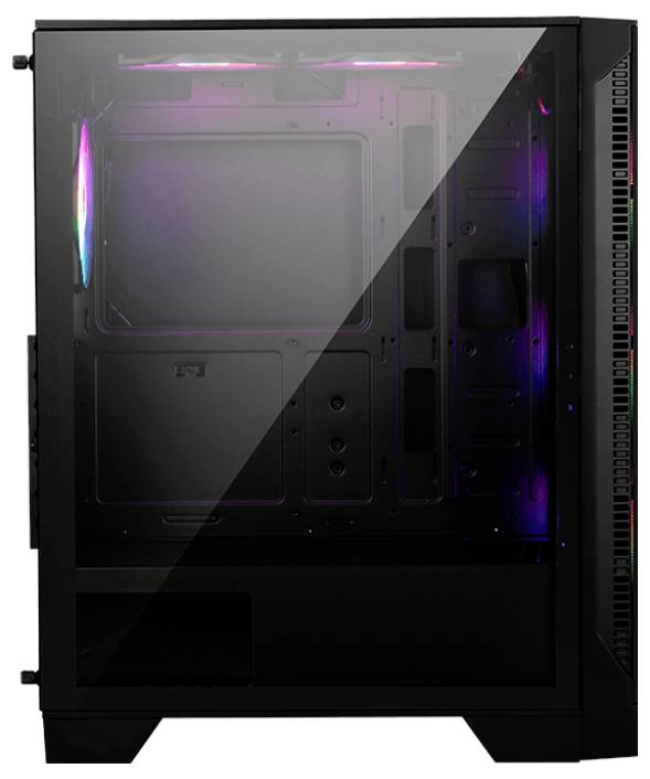 MSI 120A Airflow Midi-Tower PC-Gehäuse Schwarz, Transparent