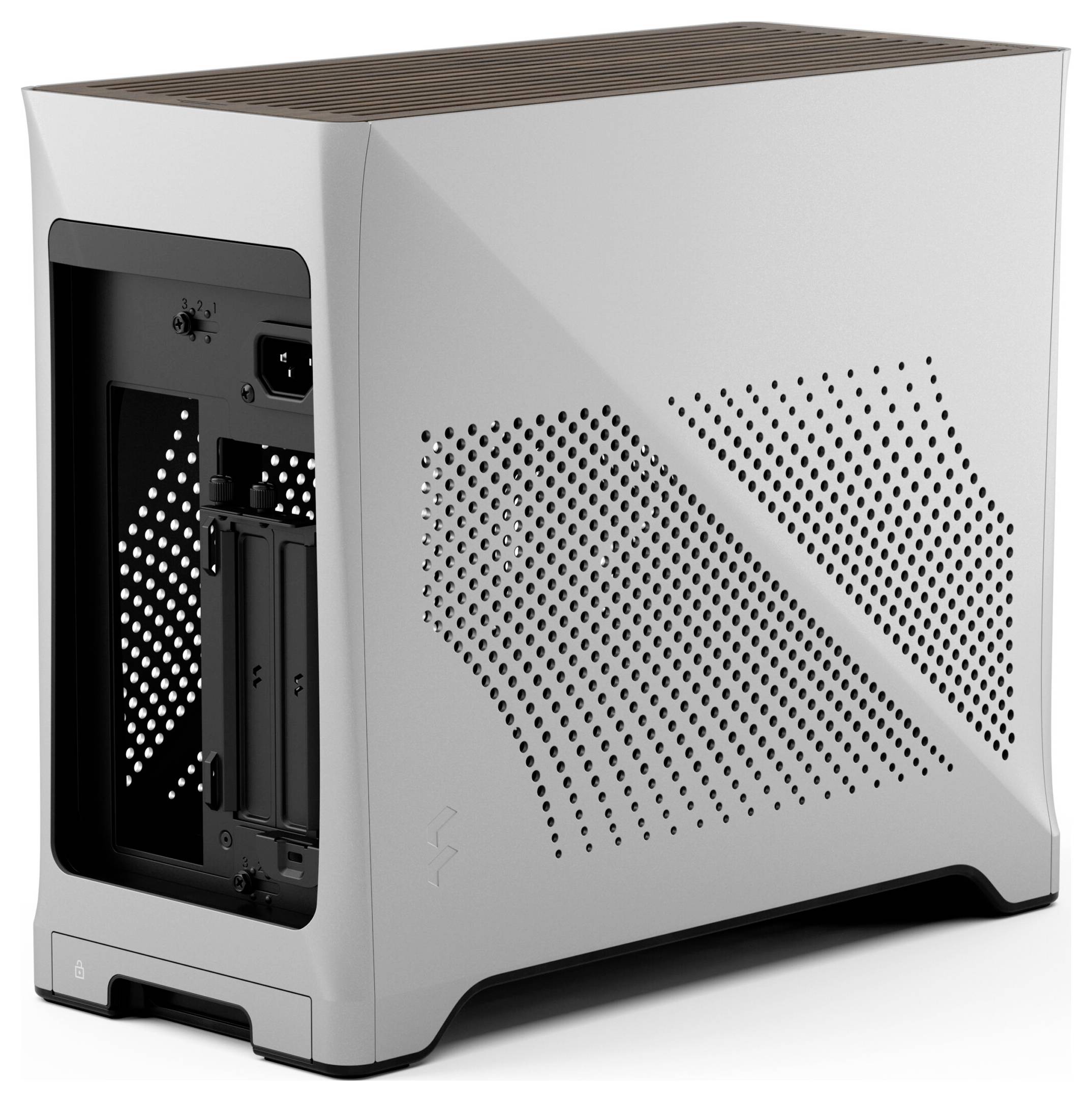 Fractal Design FD-C-ERA2N-01 Mini-Tower PC-Gehäuse Silber