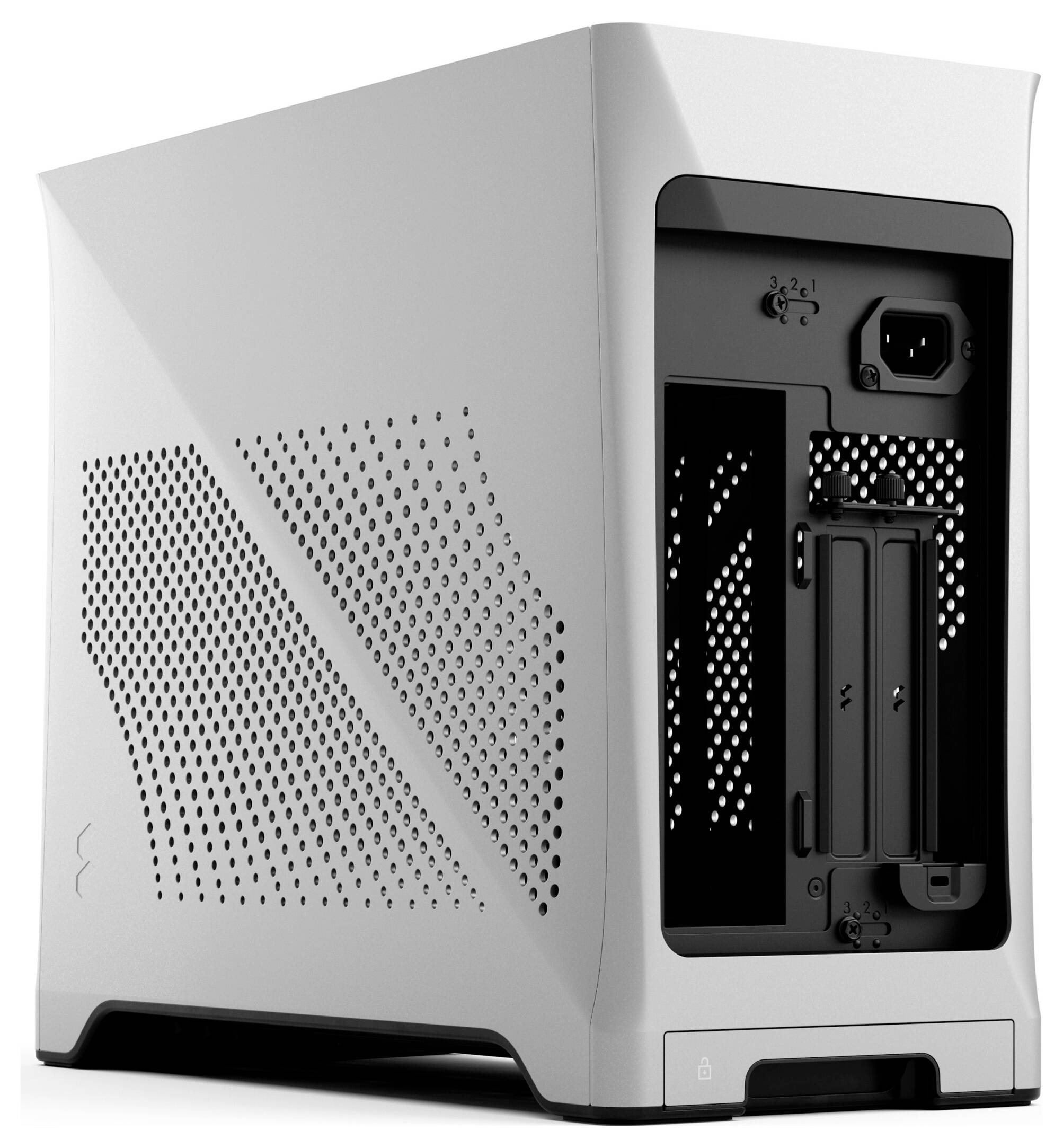 Fractal Design FD-C-ERA2N-01 Mini-Tower PC-Gehäuse Silber