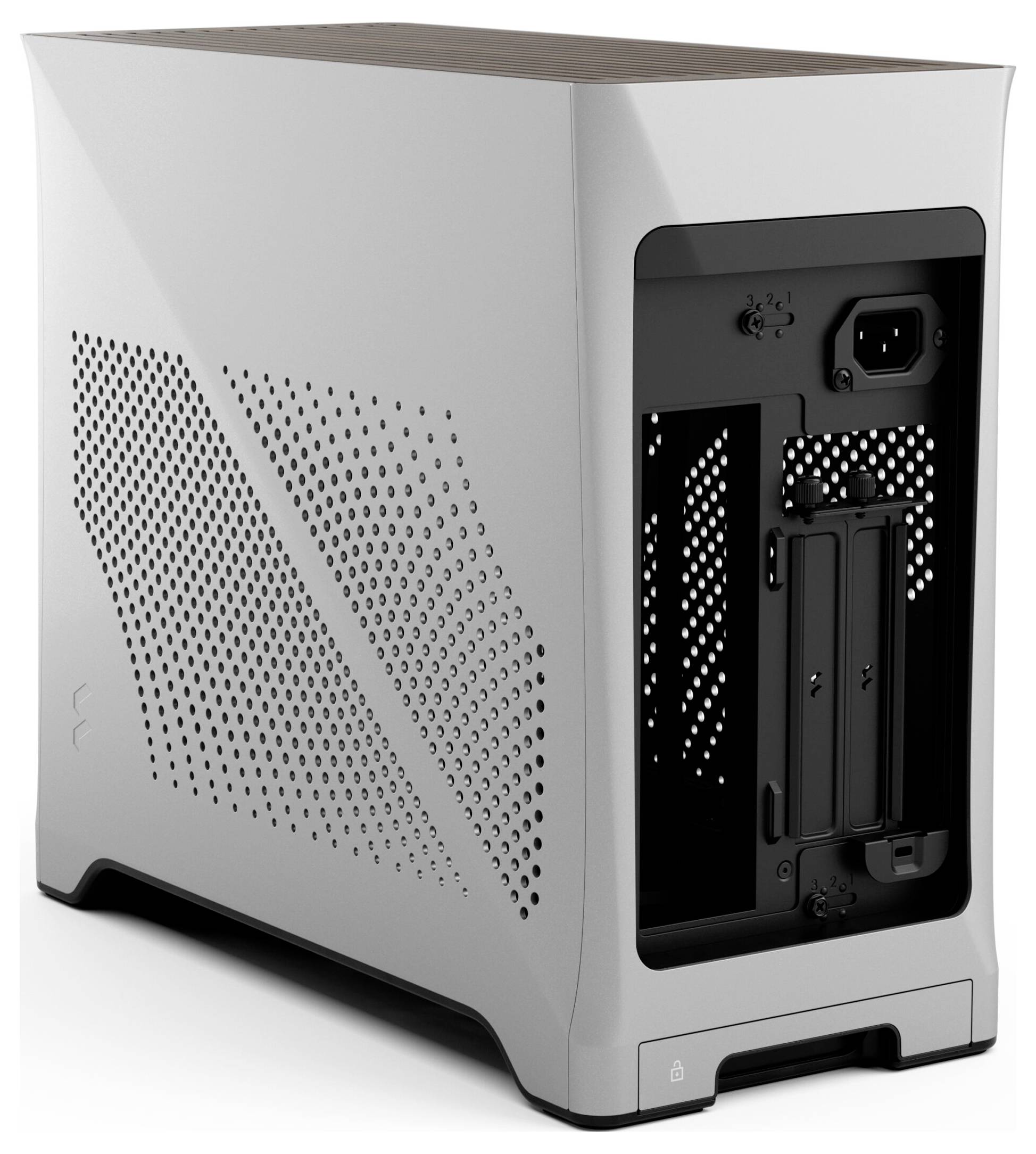 Fractal Design FD-C-ERA2N-01 Mini-Tower PC-Gehäuse Silber