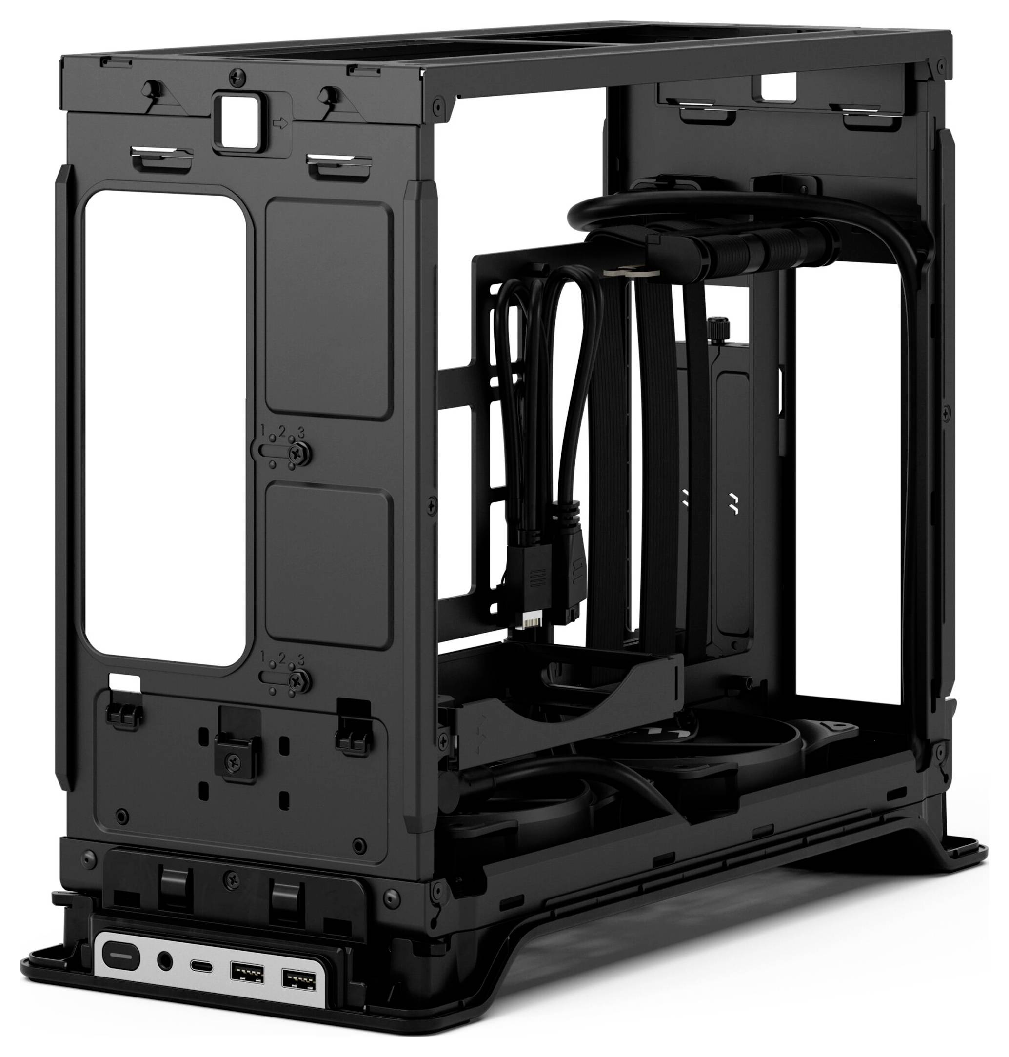 Fractal Design FD-C-ERA2N-01 Mini-Tower PC-Gehäuse Silber