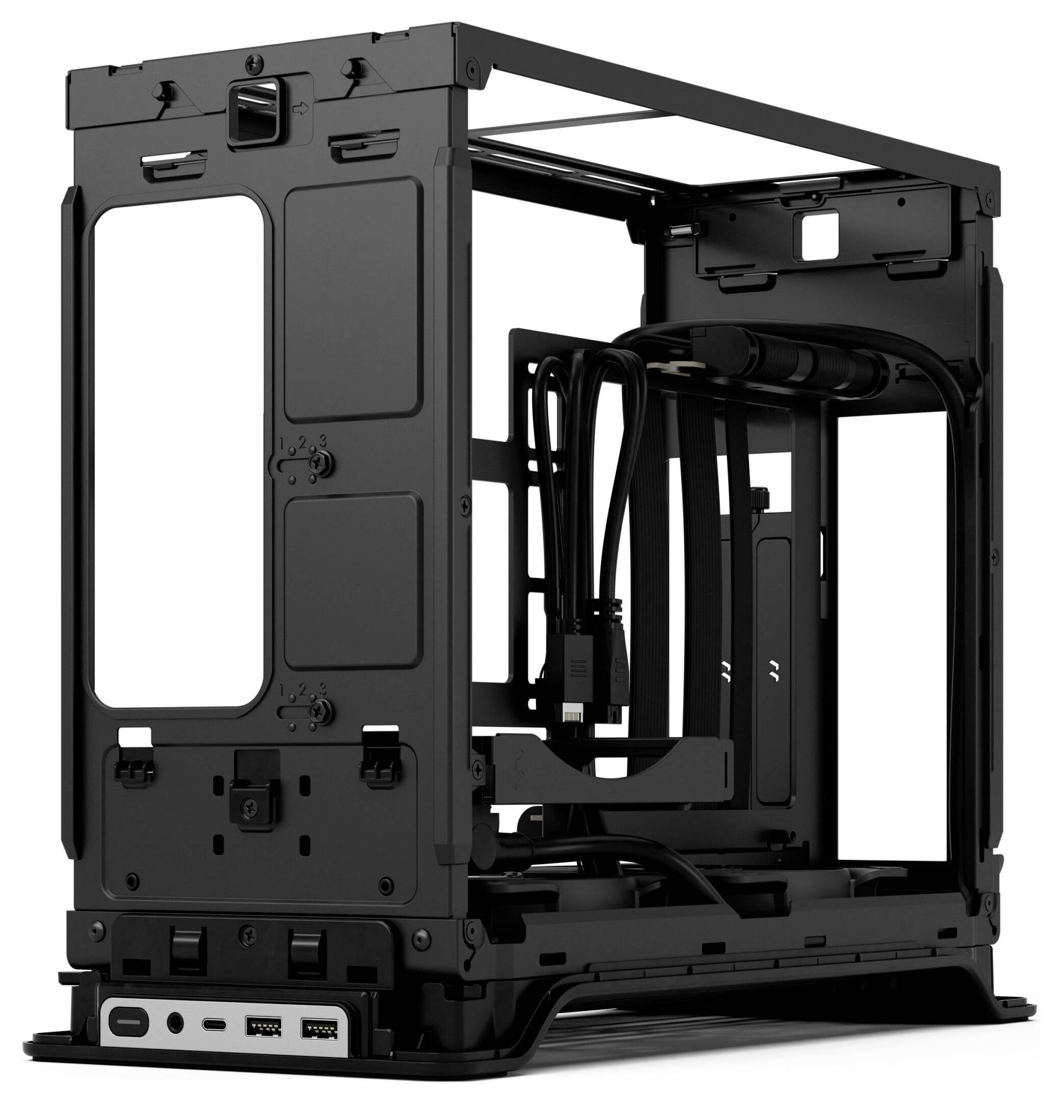 Fractal Design FD-C-ERA2N-01 Mini-Tower PC-Gehäuse Silber