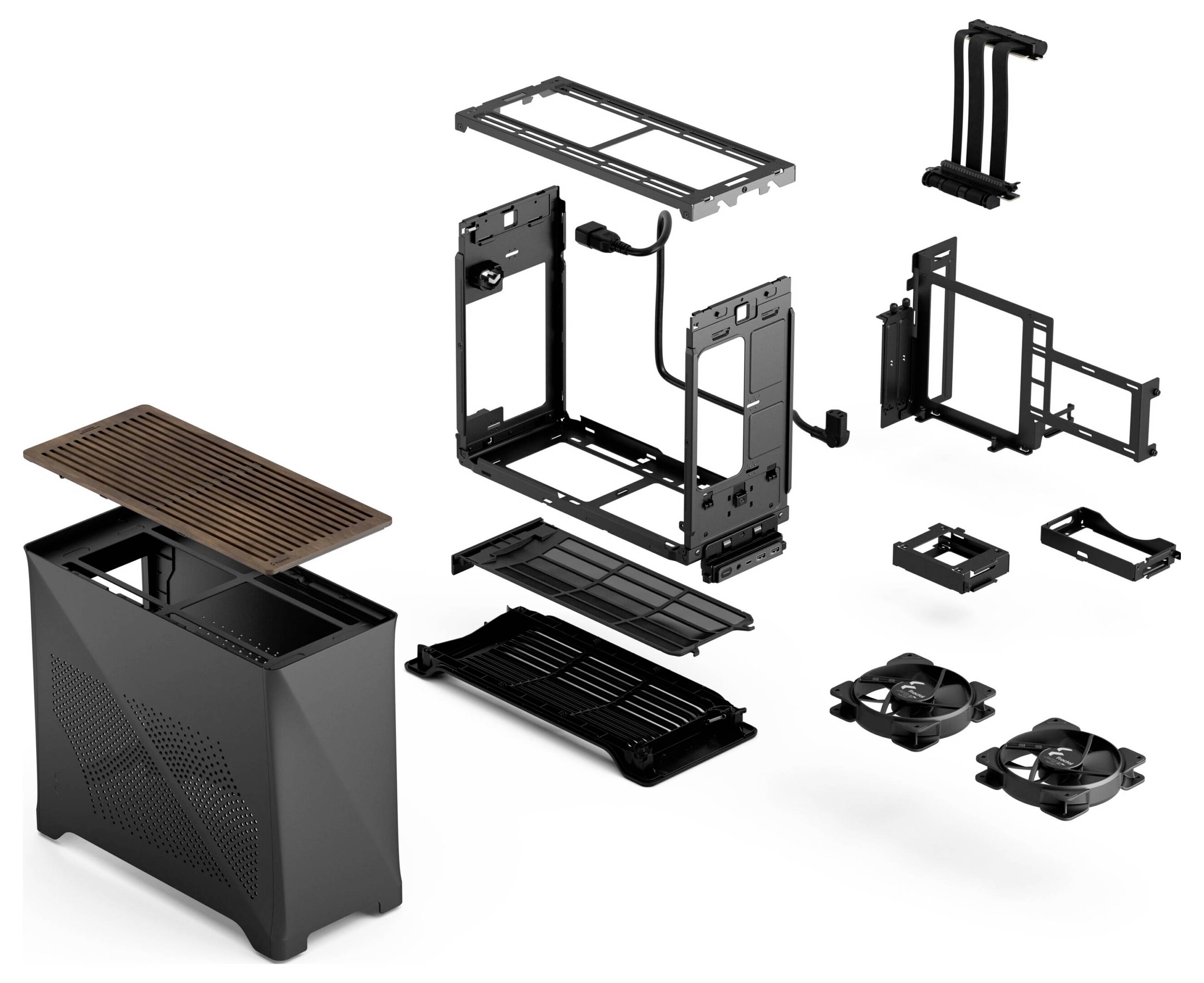 Fractal Design FD-C-ERA2N-02 Mini-Tower PC-Gehäuse Anthrazit, Grau