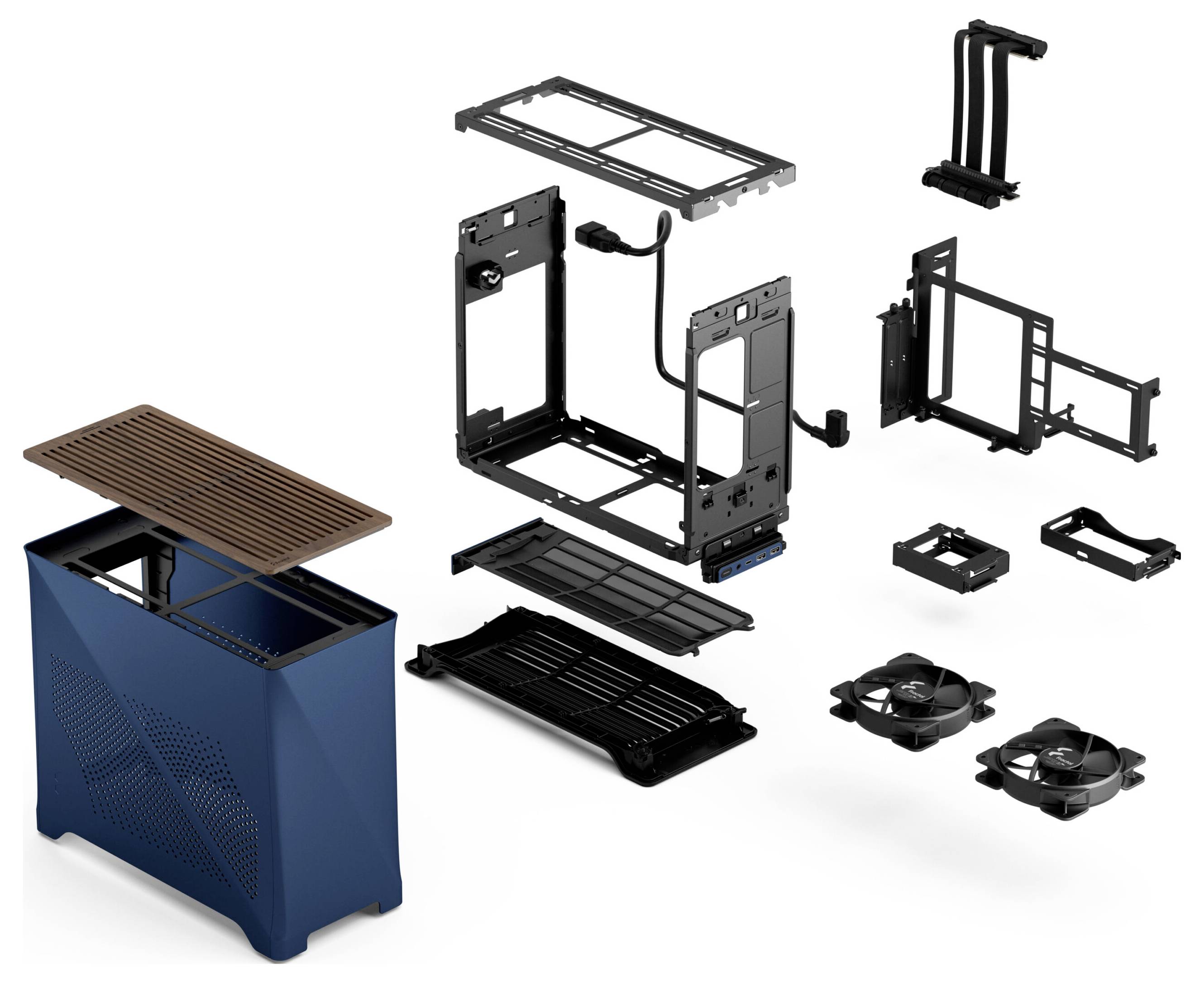 Fractal Design FD-C-ERA2N-03 Mini-Tower PC-Gehäuse Blau