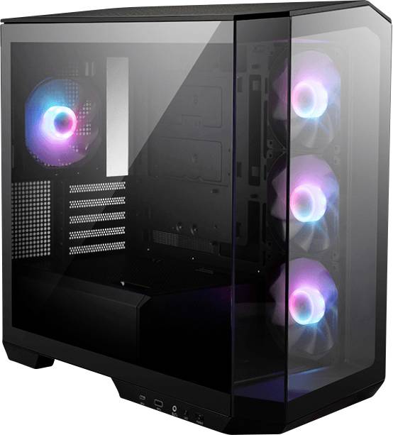 MSI MAG PANO M100R PZ Micro-Tower PC-Gehäuse Schwarz