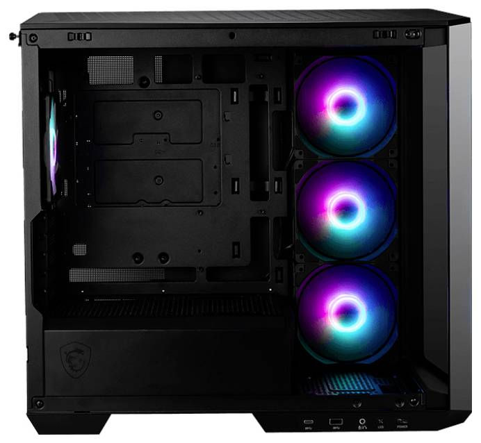 MSI MAG PANO M100R PZ Micro-Tower PC-Gehäuse Schwarz