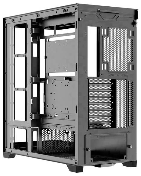 Xilence Gleam Midi-Tower PC-Gehäuse Schwarz Seitenfenster