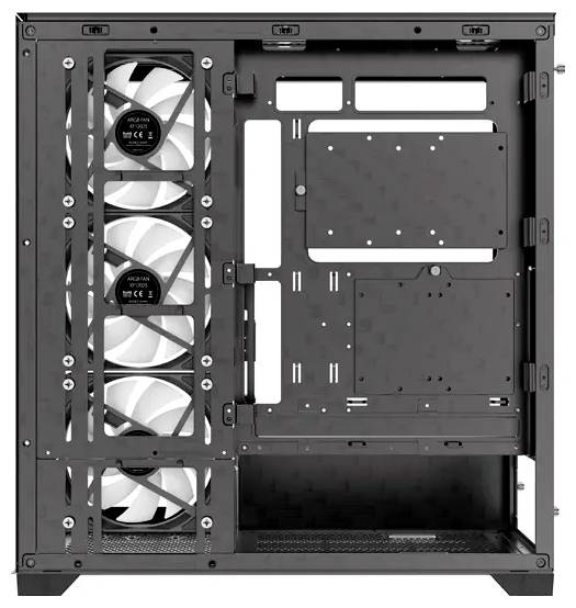 Xilence Gleam Midi-Tower PC-Gehäuse Schwarz Seitenfenster