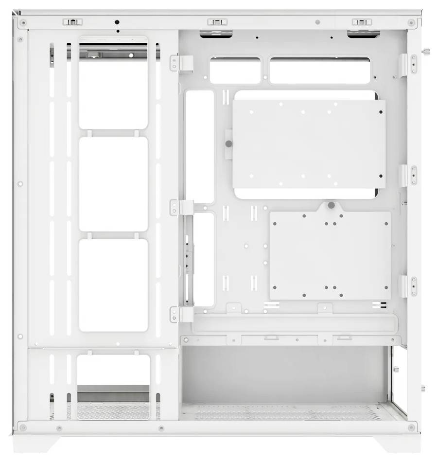 Xilence Gleam Midi-Tower PC-Gehäuse Weiß Seitenfenster