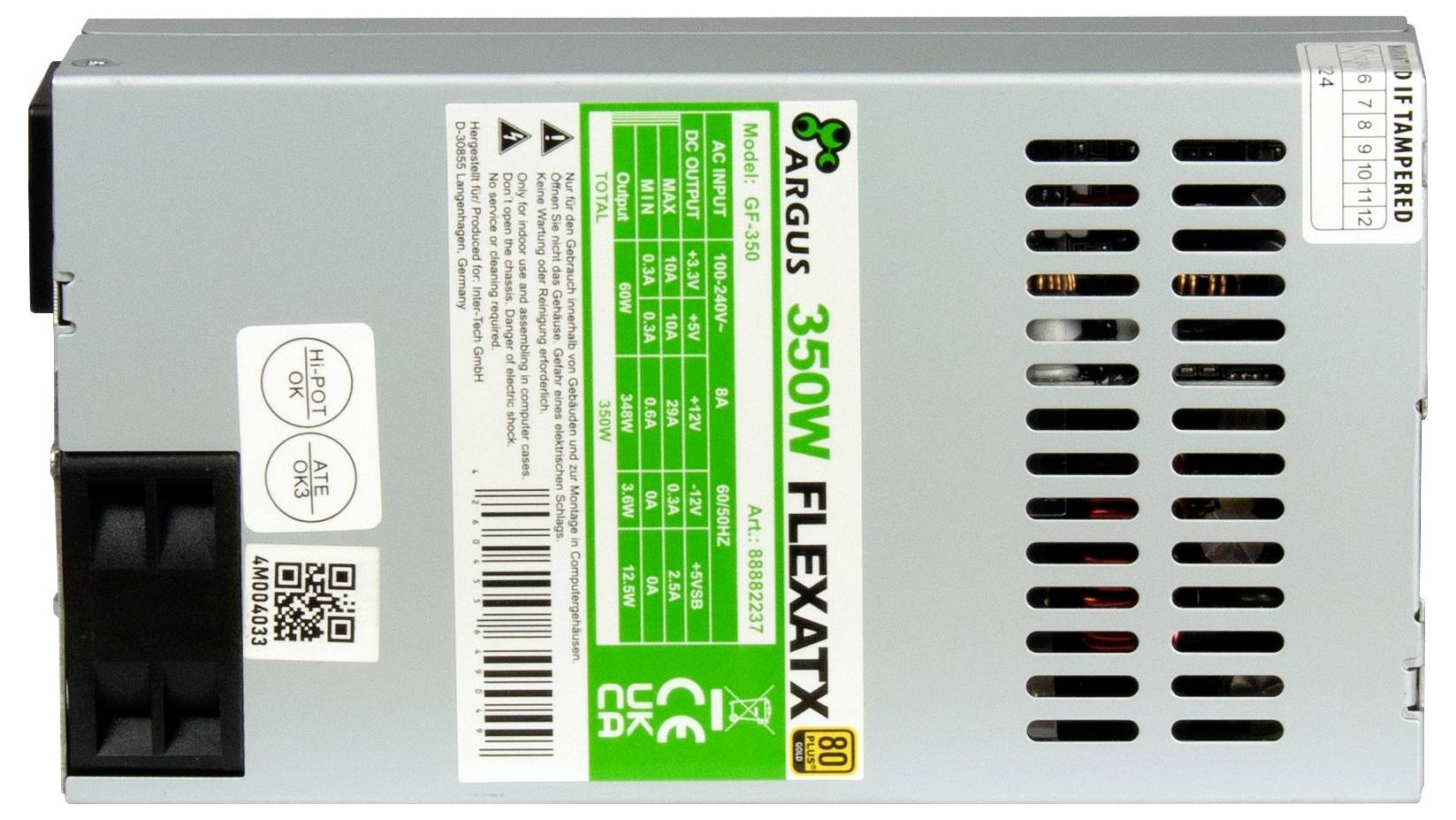 Inter-Tech GF-350 PC Netzteil 350W ATX 80PLUS® Gold