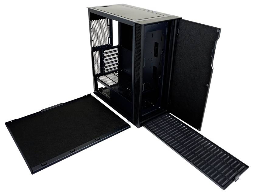 LC Power 8000B Midi-Tower PC-Gehäuse Schwarz