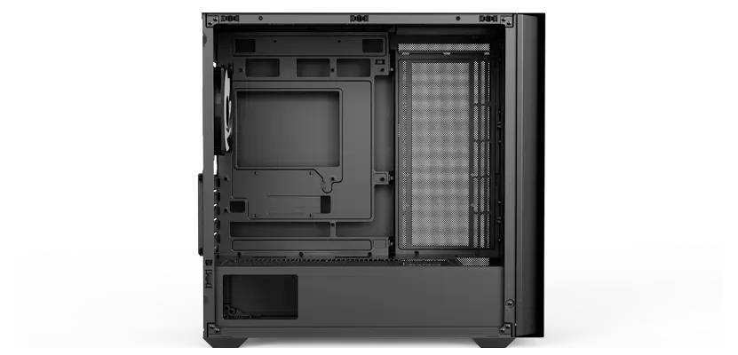 AeroCool D302A-G-BK Mini-Tower PC-Gehäuse Schwarz, Weiß