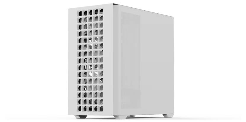 AeroCool D302A-G-WT Mini-Tower PC-Gehäuse Schwarz, Weiß