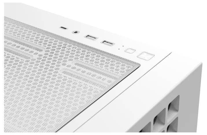 AeroCool D302A-G-WT Mini-Tower PC-Gehäuse Schwarz, Weiß