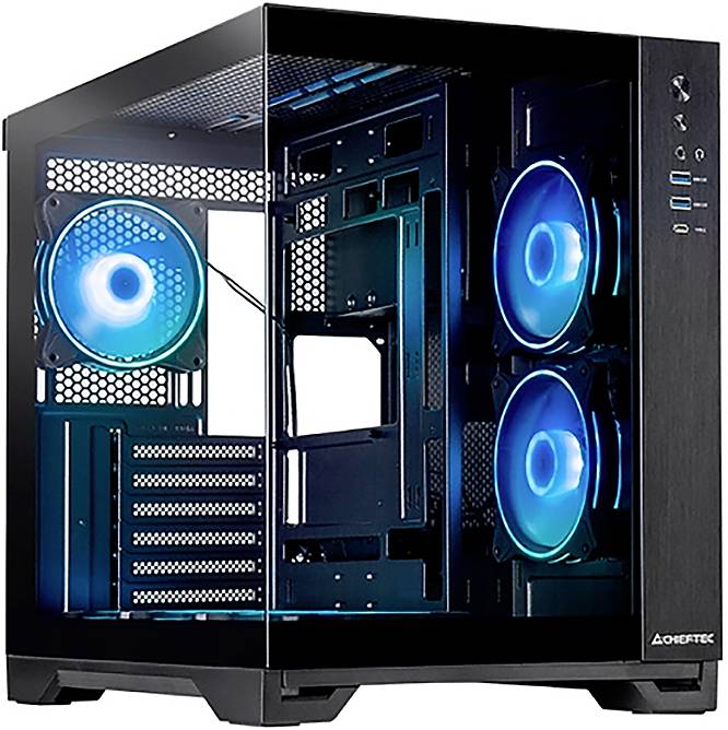 Chieftec GM-30B-TG-OP HTPC PC-Gehäuse Schwarz