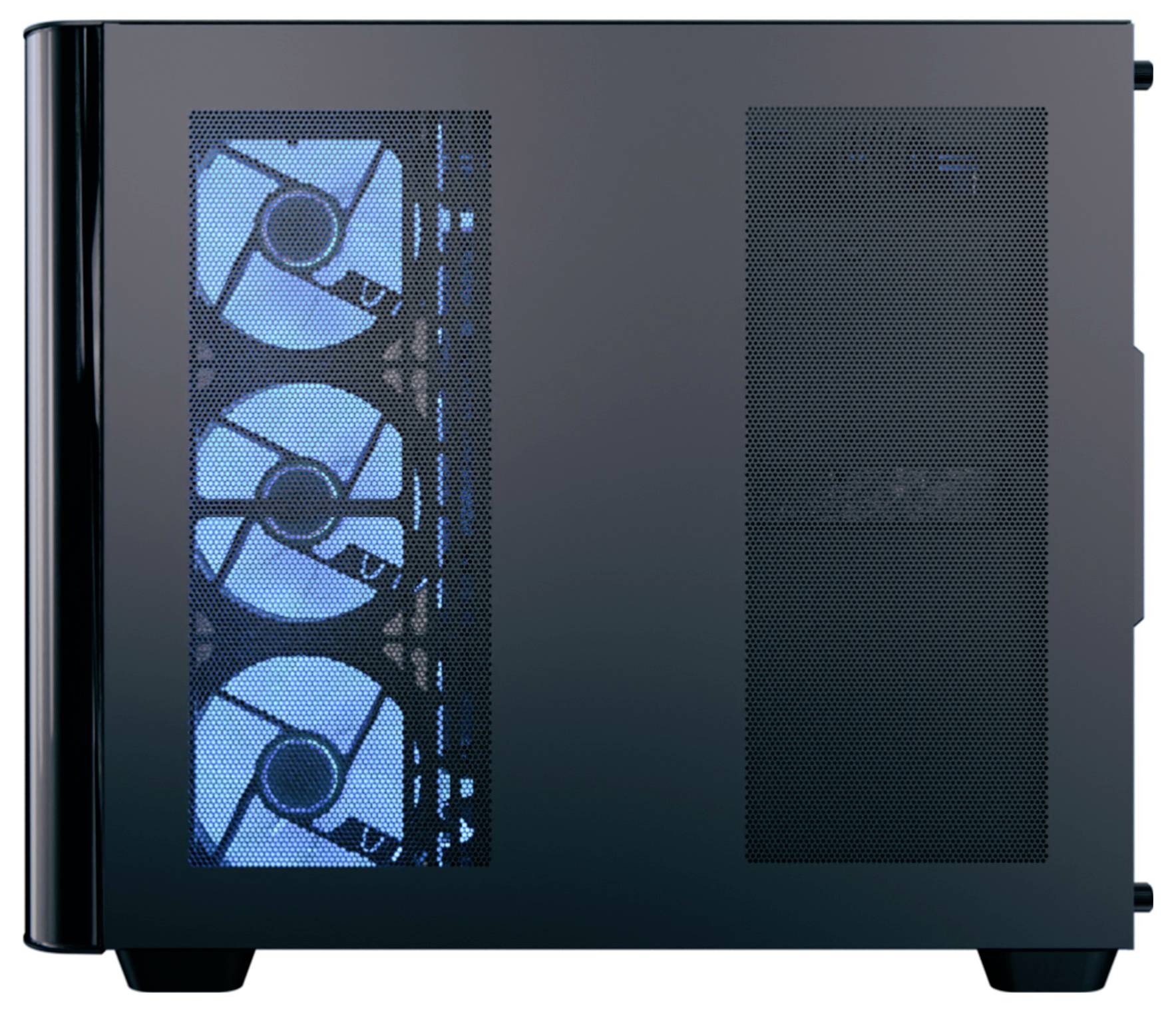 AeroCool P500C-G-BK-V1 Midi-Tower PC-Gehäuse Schwarz, Weiß