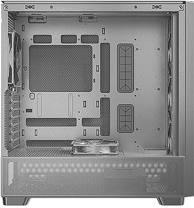 Antec FLUX SE Midi-Tower PC-Gehäuse Schwarz, Holz