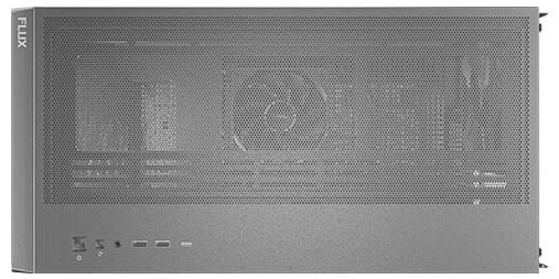 Antec FLUX SE Midi-Tower PC-Gehäuse Schwarz, Holz