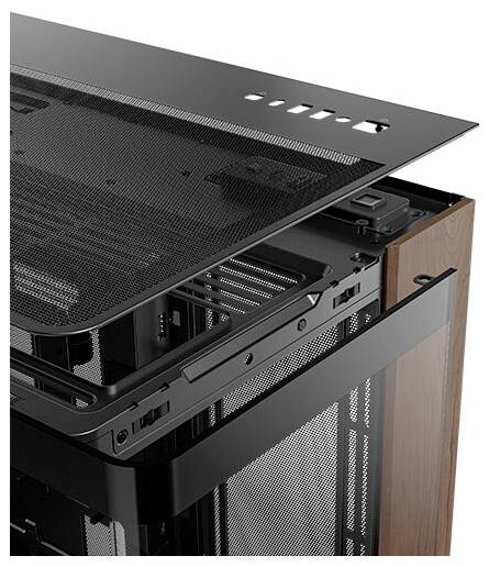 Antec C8 Full Tower PC-Gehäuse Schwarz, Transparent, Holz