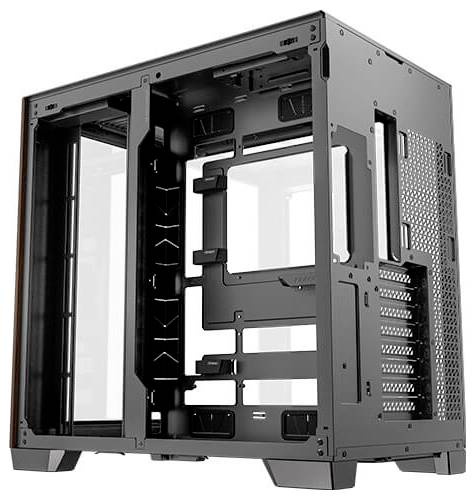Antec C8 Full Tower PC-Gehäuse Schwarz, Transparent, Holz