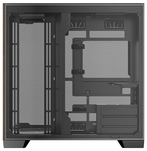 Antec C8 Full Tower PC-Gehäuse Schwarz, Transparent, Holz