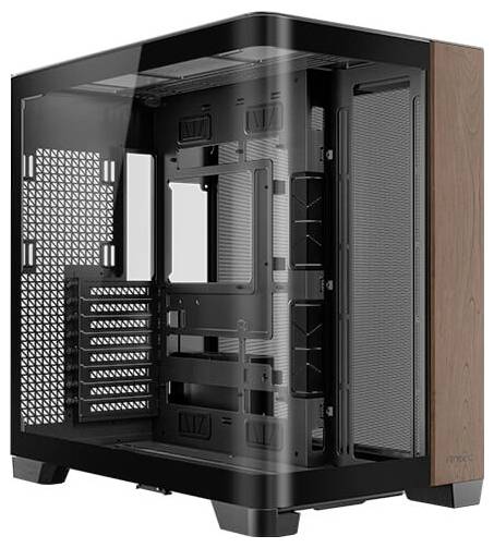 Antec C8 Full Tower PC-Gehäuse Schwarz, Transparent, Holz