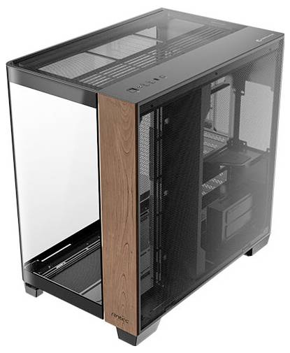Antec C8 Full Tower PC-Gehäuse Schwarz, Transparent, Holz