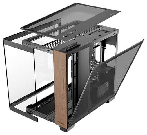 Antec C8 Full Tower PC-Gehäuse Schwarz, Transparent, Holz
