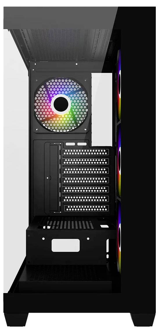 FSP Fortron POC0000272 Midi-Tower PC-Gehäuse Schwarz, Weiß