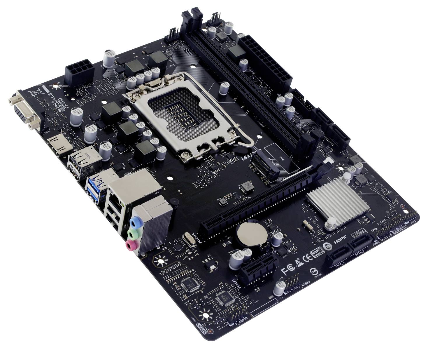 BioStar H610MHC Mainboard Sockel (PC) Intel® LGA 1700 Formfaktor (Details) Micro-ATX Mainboard-Chipsatz Intel® H610